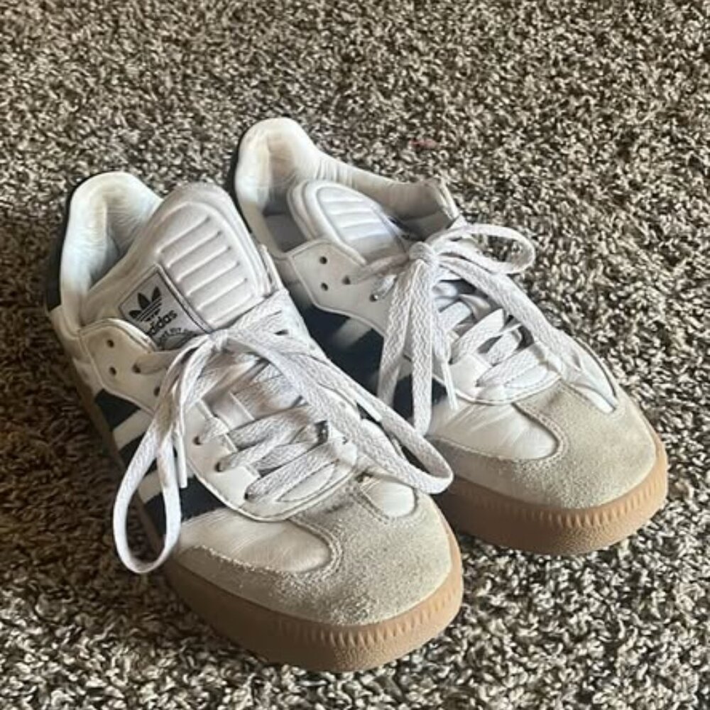 White Sambas Adidas Platform Sneaker